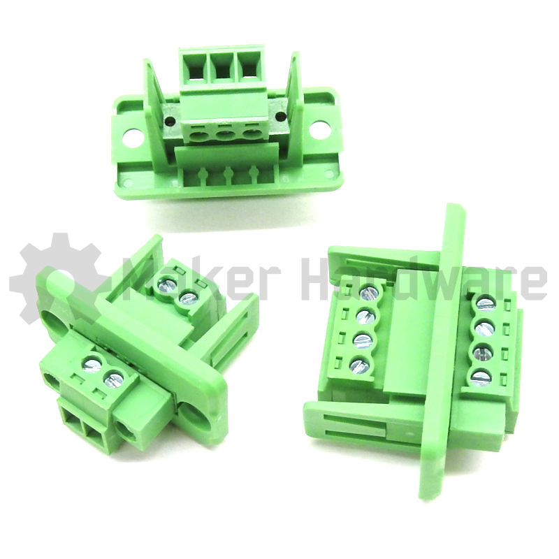 Through-Wall Connector Terminal Block - EDG 3.81mm - Image 2