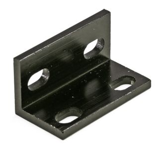 Universal L Brackets - Double - Black