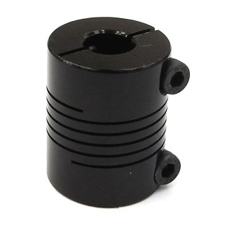 6.35mm x 8mm Flexible Coupling - BLACK
