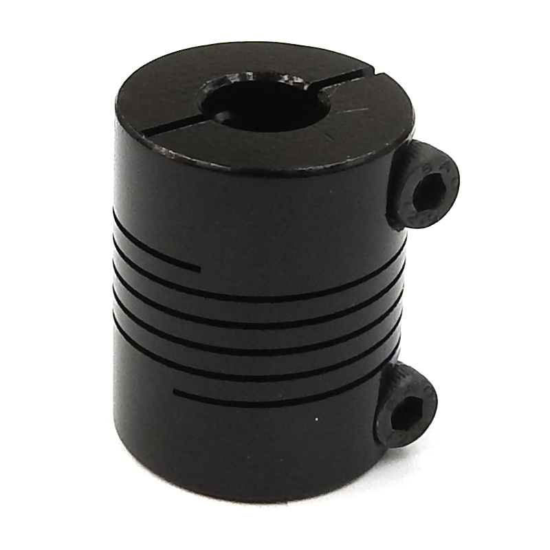 6.35mm x 8mm Flexible Coupling - BLACK