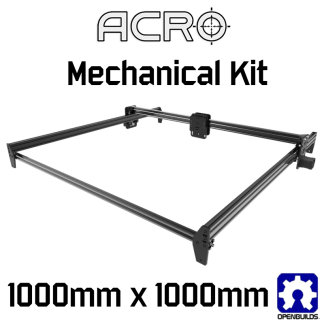 ACRO CNC 1000mm x 1000mm Black - Mechanical Kit