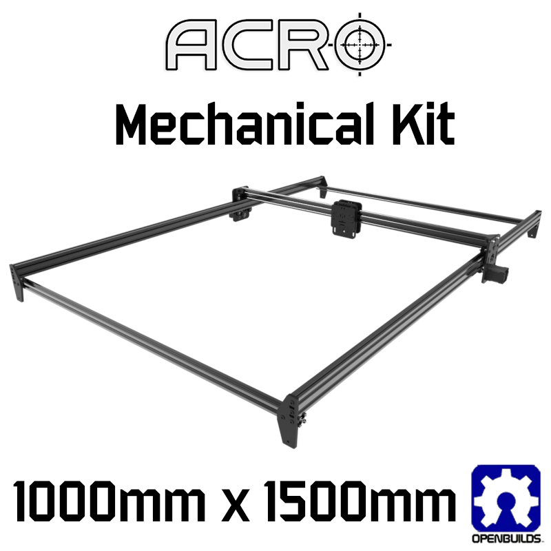 ACRO CNC 1500mm x 1000mm Black - Mechanical Kit