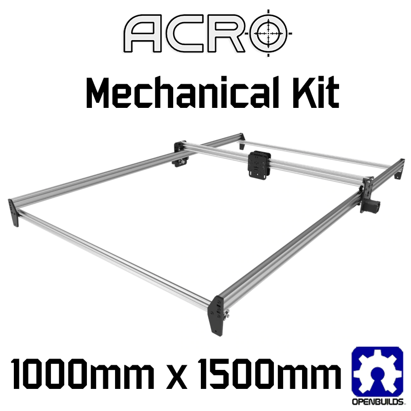 ACRO CNC 1500mm x 1000mm Silver - Mechanical Kit