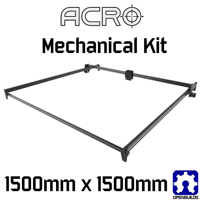 ACRO CNC 1500mm x 1500mm Black - Mechanical Kit
