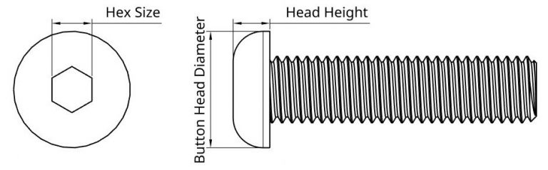 SCREWS-M6-BH Technical Drawing