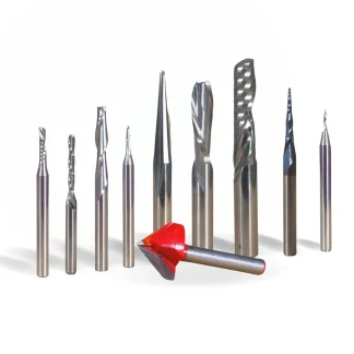 10 Piece Carbide High Quality End Mill Set - Multi-purpose