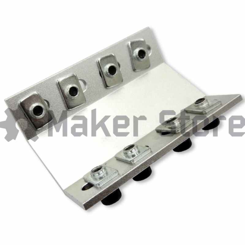 In-Out Corner Bracket - 80mm - Silver - Image 3
