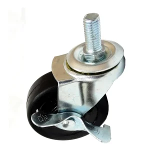 Caster Wheel - Light Duty - M12, 76.2mm (3")