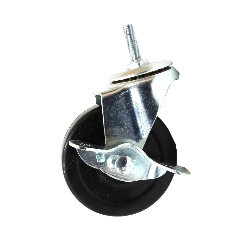 Caster Wheel - Light Duty - M8, 76.2mm (3")