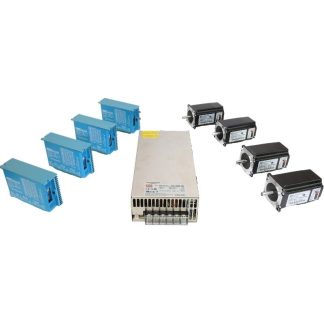2.0Nm Nema23 Closed Loop Stepper Motor (4pcs) with HBS57 Driver and Power Kit