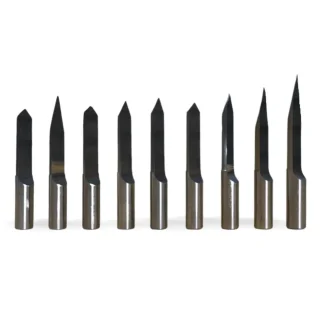 1 Flute Carbide V-Bit for Engraving (30° - 90°)