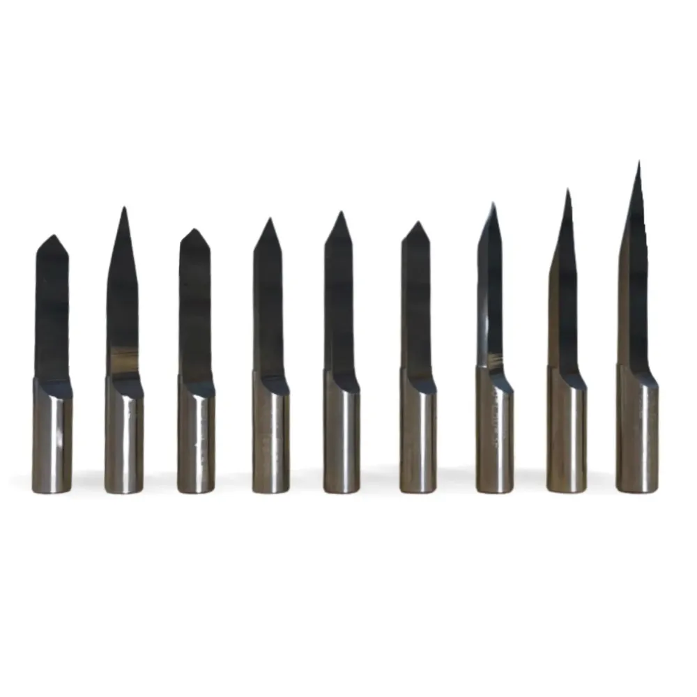 1 Flute Carbide V-Bit for Engraving (30° - 90°)