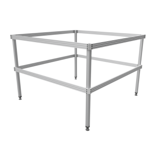 Machine Table - L1500xW1500xH1000 - Silver