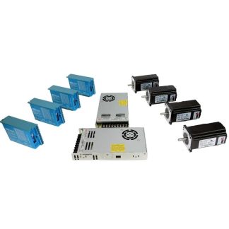 3.0Nm Nema24 Closed Loop Stepper Motor (4pcs) with HBS57 Driver and Power Kit
