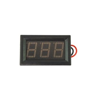 Digital Volt Meter - 2 Wire - Red Display