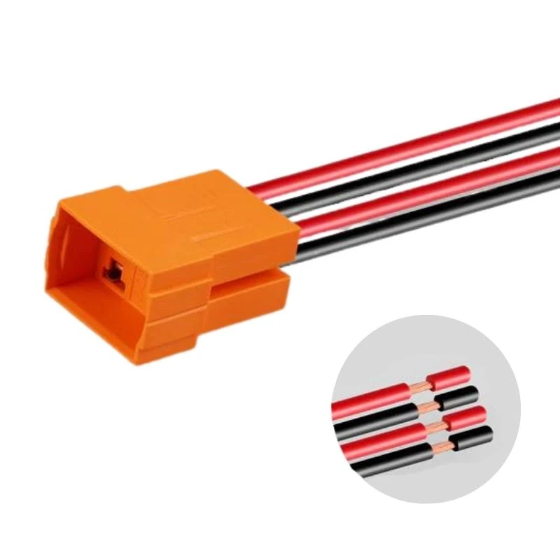 Connector and Cable for 22mm Push Button 15A - 4 wires