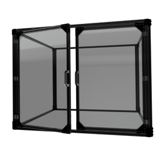 Standard 2 Door Bundle - For 1000x750 Frame - Black