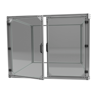 Standard 2 Door Bundle - For 1000x750 Frame - Silver