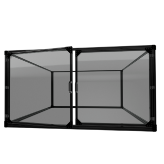 Standard 2 Door Bundle - For 1500x750 Frame - Black