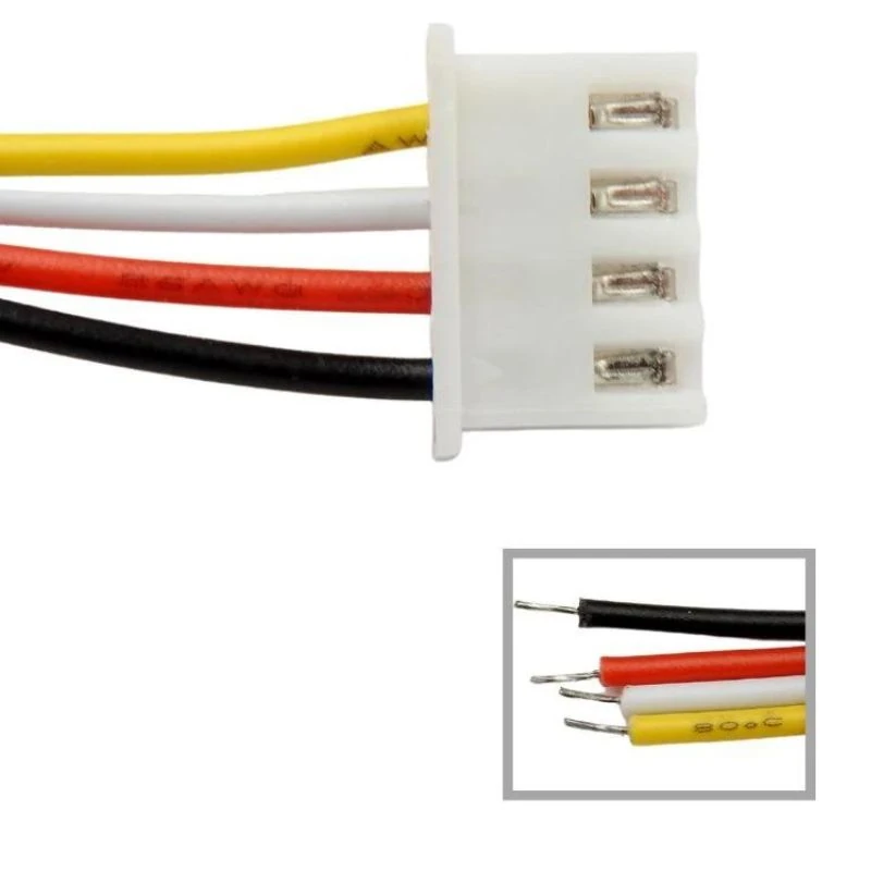 JST-XHP-4 Pin DC Motor Encoder Cable - Female