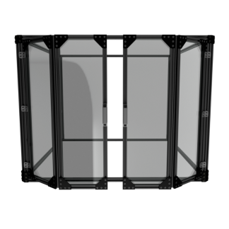 Bifold 2 Door Bundle - For 1000x750 Frame - Black