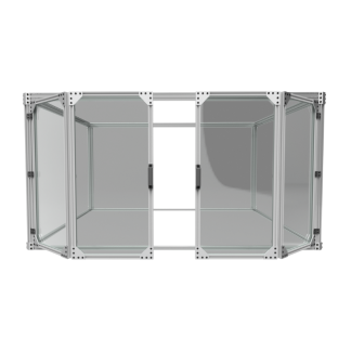 Bifold 2 Door Bundle - For 1500x750 Frame - Silver