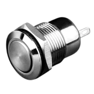 Push Button - 12mm - Latching - 3A - 1NO