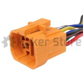 Connector and Cable for 22mm Bicolour Push Button - 10 wires