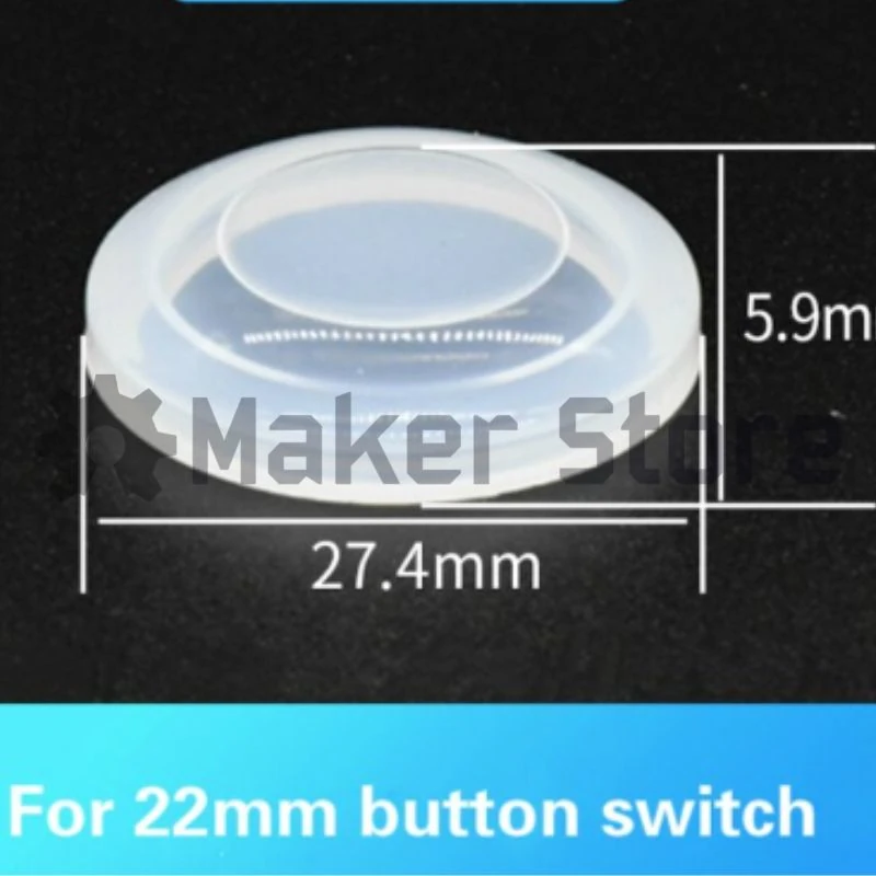 Waterproof Cap for 22mm Push Buttons - Image 3