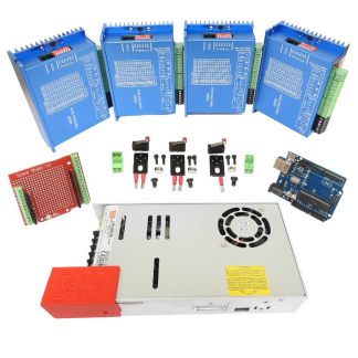 High Torque GRBL Bundle V2 (LARGE) - 600W, HSS Drivers For Closed-Loop Stepper Motors