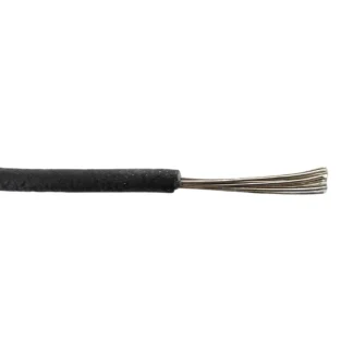 Hook Up Cable - 1 Core 0.5mm - Black
