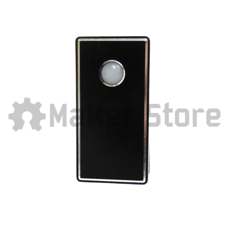 Slim Rocker Switch - Black - Green LED - 16A - Image 4