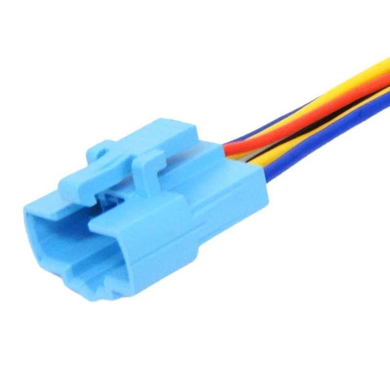 Connector and Cable for 22mm Push Button 10A - 6 wires - Blue