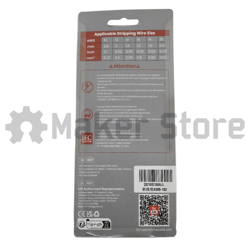 2 in 1 Wire Cutters 6-inch Flush Pliers Wire Stripping Cable Tool - Image 3