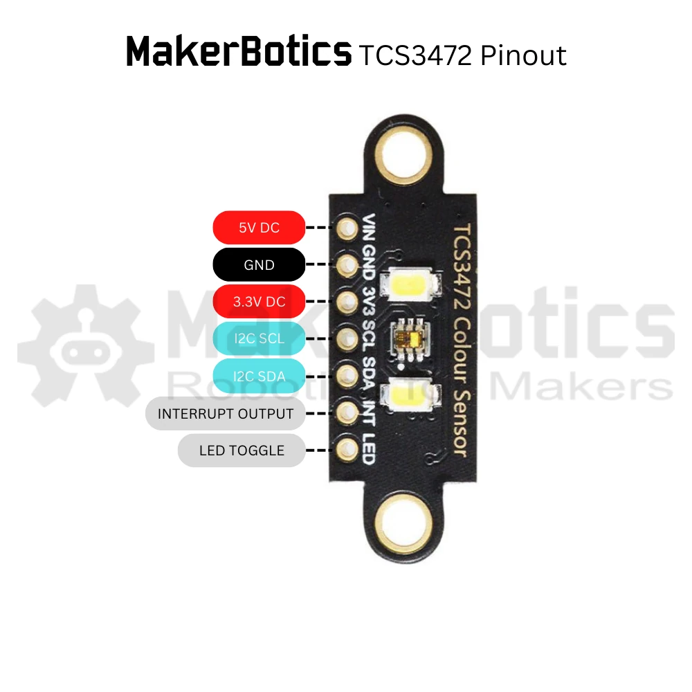 TCS3472 Colour Sensor Module - MakerBotics - Image 4