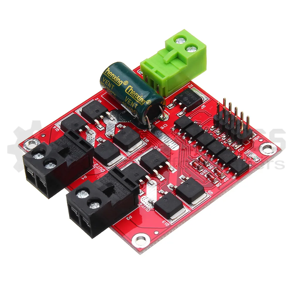 24V 7A Dual-Channel DC Motor Driver - MakerBotics - Image 4