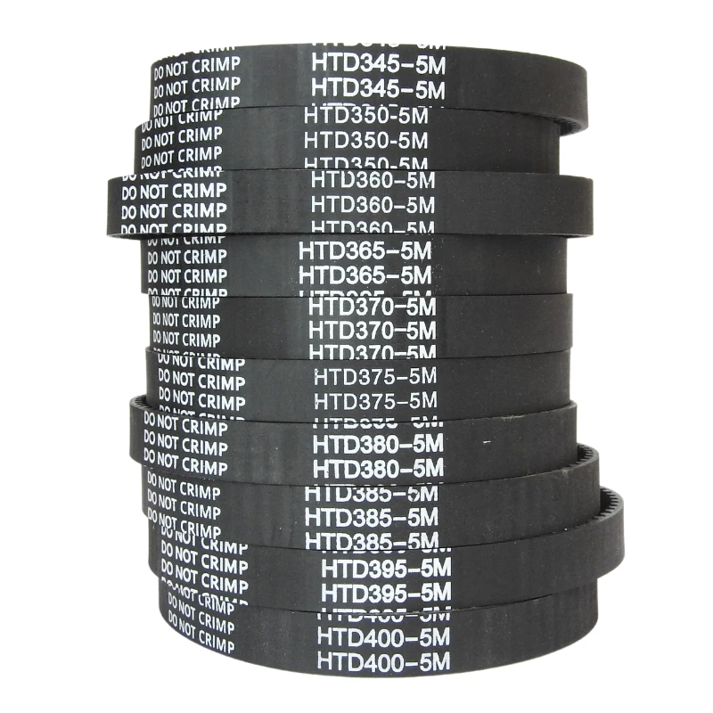 HTD5M Closed Loop Timing Belt - 15mm Width - (345mm - 400mm)