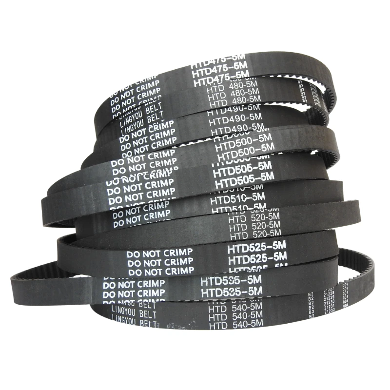 HTD5M Closed Loop Timing Belt - 15mm Width - (475mm - 540mm)