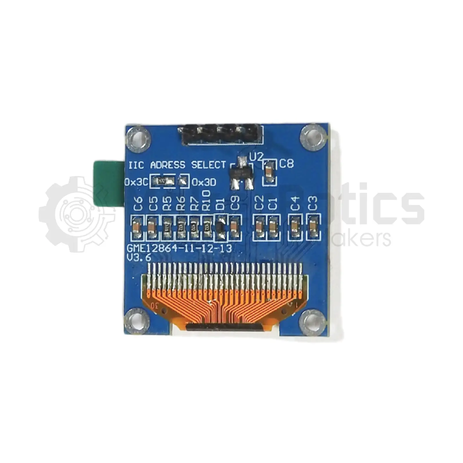 0.96 Inch OLED Blue Display - MakerBotics - Image 4