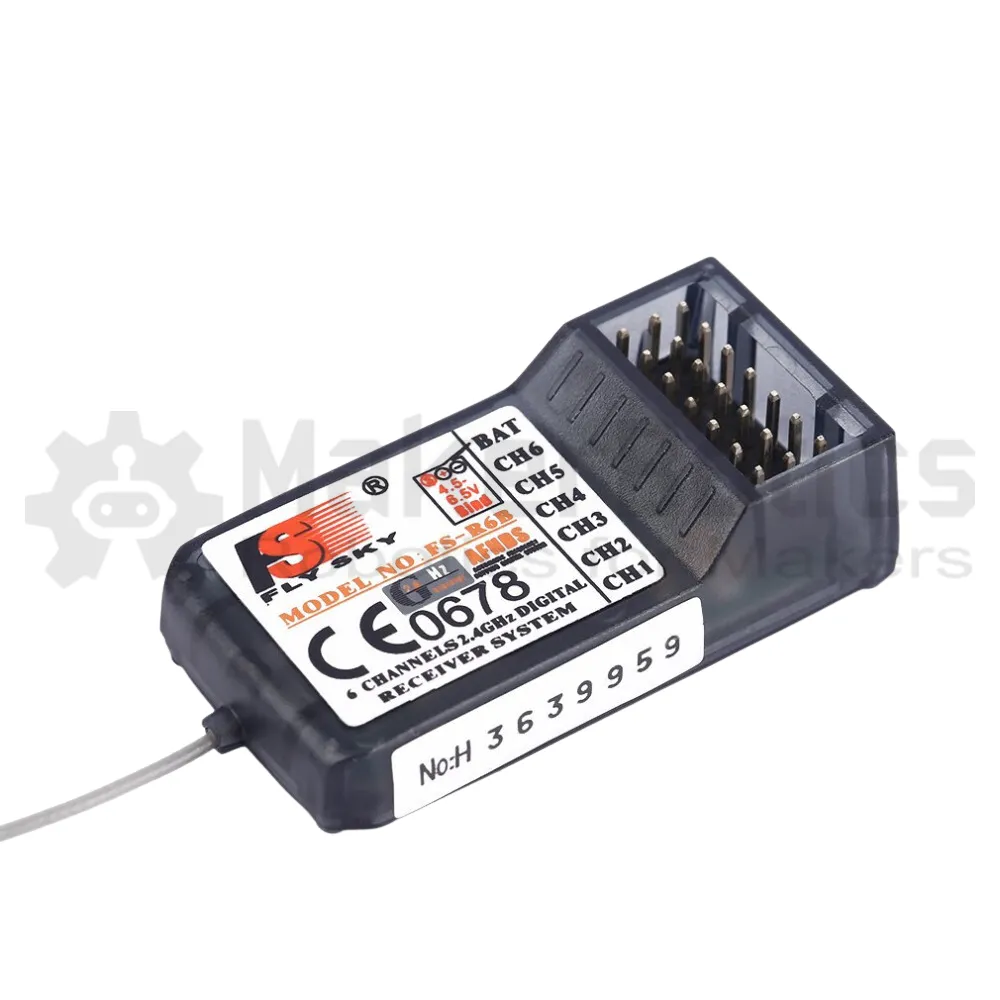 FlySky FS-CT6B 6 Channel RC Transmitter/Receiver Kit - Makerbotics - Image 3