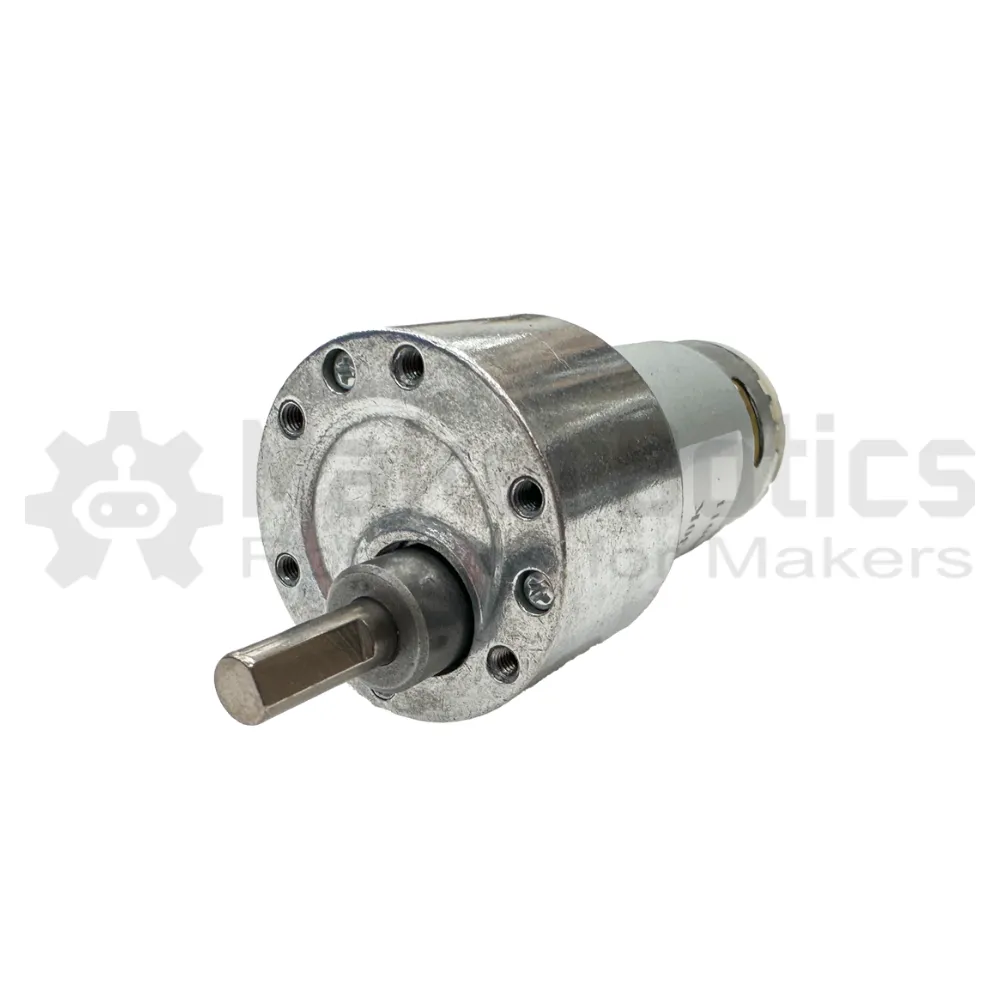 12V 37mm Spur Geared DC Motor - 220RPM - Makerbotics - Image 4