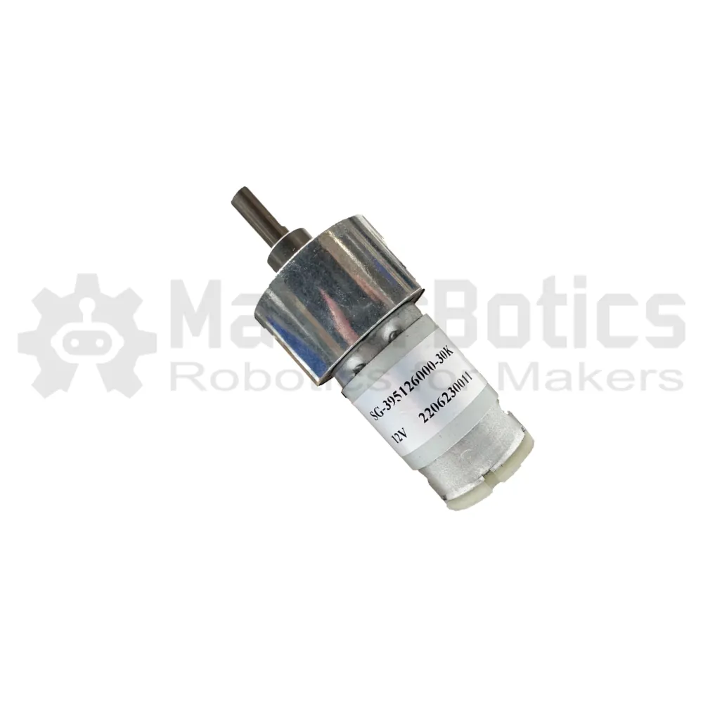12V 37mm Spur Geared DC Motor - 220RPM - Makerbotics - Image 3