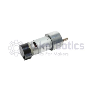 12V 37mm Spur Geared DC Motor - 200RPM- With Encoder - Makerbotics