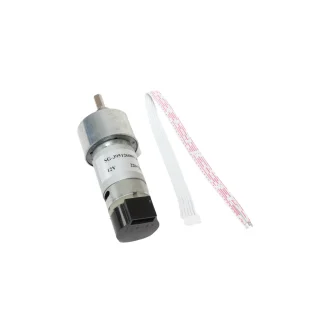 12V 37mm Spur Geared DC Motor - 200RPM- With Encoder Cable - Makerbotics