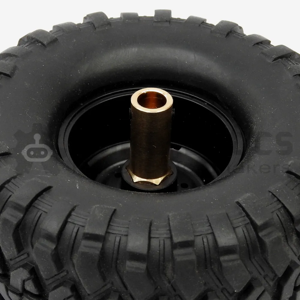 12mm Hex Wheel Hub Adapter - Extended Length 6 - 8mm Bore - (Pair) – MakerBotics - Image 4