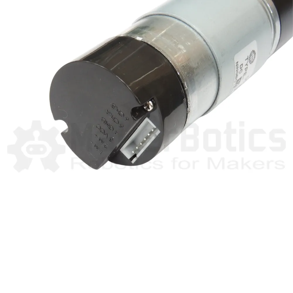 12V 36mm Planetary Geared DC Motor - High Torque 195RPM - With Encoder - Makerbotics - Image 3