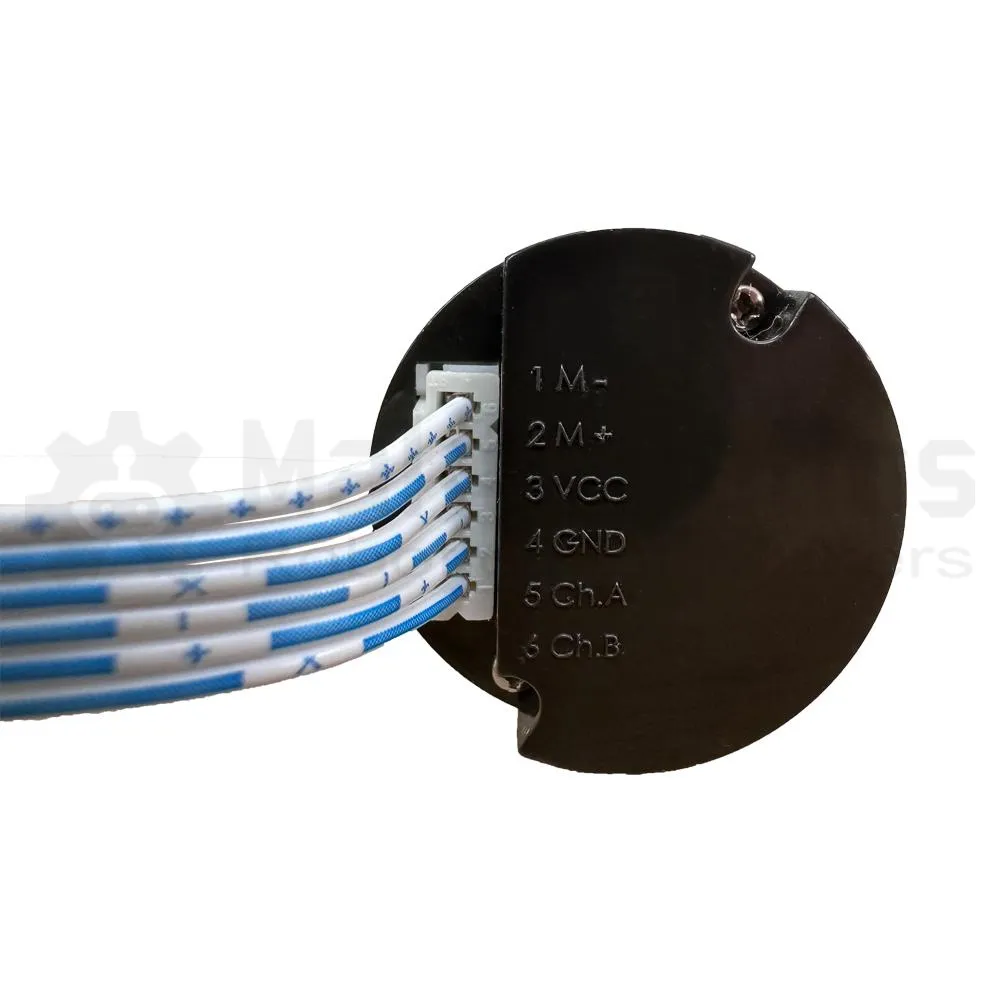 12V 36mm Planetary Geared DC Motor - High Torque 195RPM - With Encoder - Makerbotics - Image 5
