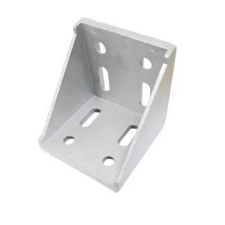 4x4 Hole Inside Corner Bracket A - Iso