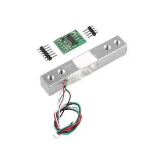 Beam Load Cell Weight Sensor + HX711 Amplifier Module (1-20kg) - MakerBotics