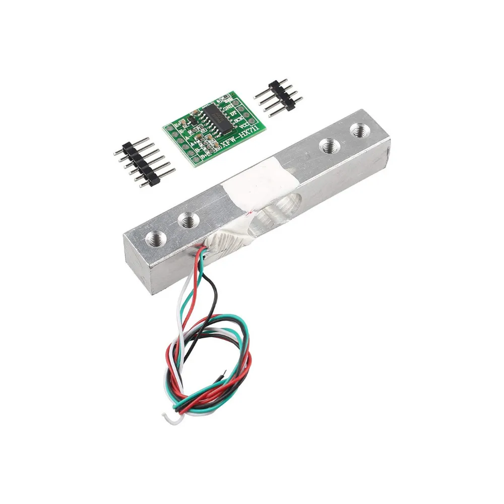 Beam Load Cell Weight Sensor + HX711 Amplifier Module (1-20kg) - MakerBotics